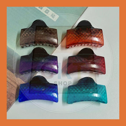Klip Rambut Korea Hair Clip Warna-Warni Aesthetic Minimalist Strong Grip Gaya Harian Wanita Moden
