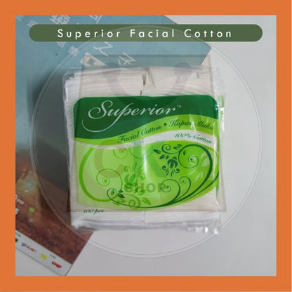 Superior Facial Cotton / Kapas Muka 100pads/pack