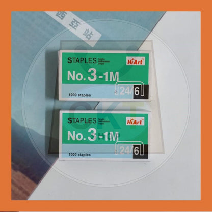 No.3-1M Staples Stapler Bullet Ubat Stapler Dawai Kokot Office Stationery Office Supplies
