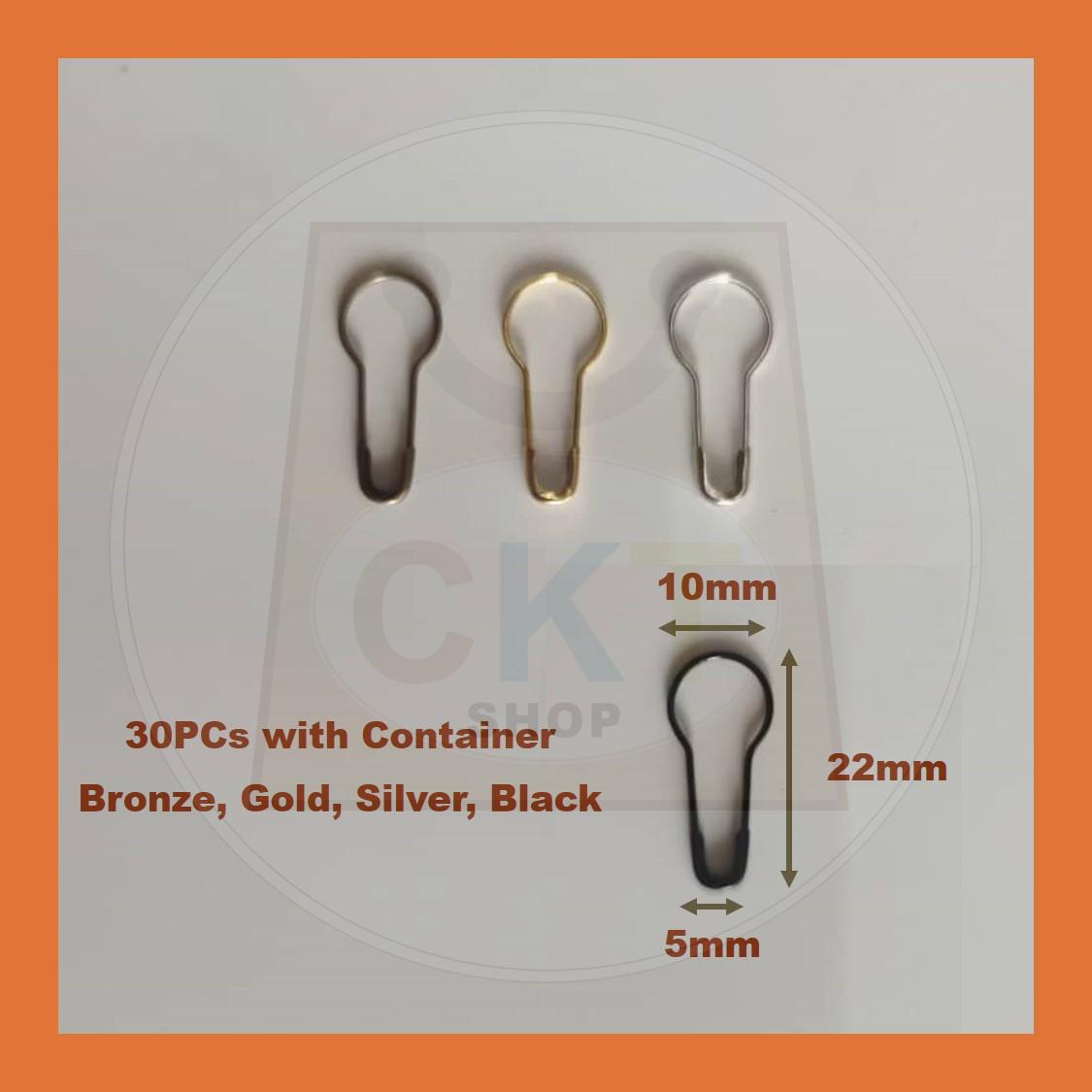 Magic Brooch Magic Pin Magic Pins Jarum Tudung Jarum Peniti Kerongsang Tajam Bentuk Pearl Pearl Shape
