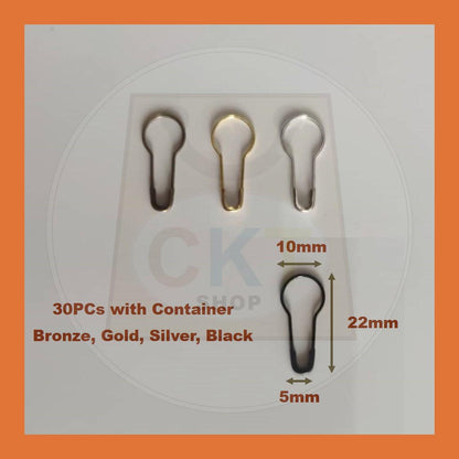 Magic Brooch Magic Pin Magic Pins Jarum Tudung Jarum Peniti Kerongsang Tajam Bentuk Pearl Pearl Shape
