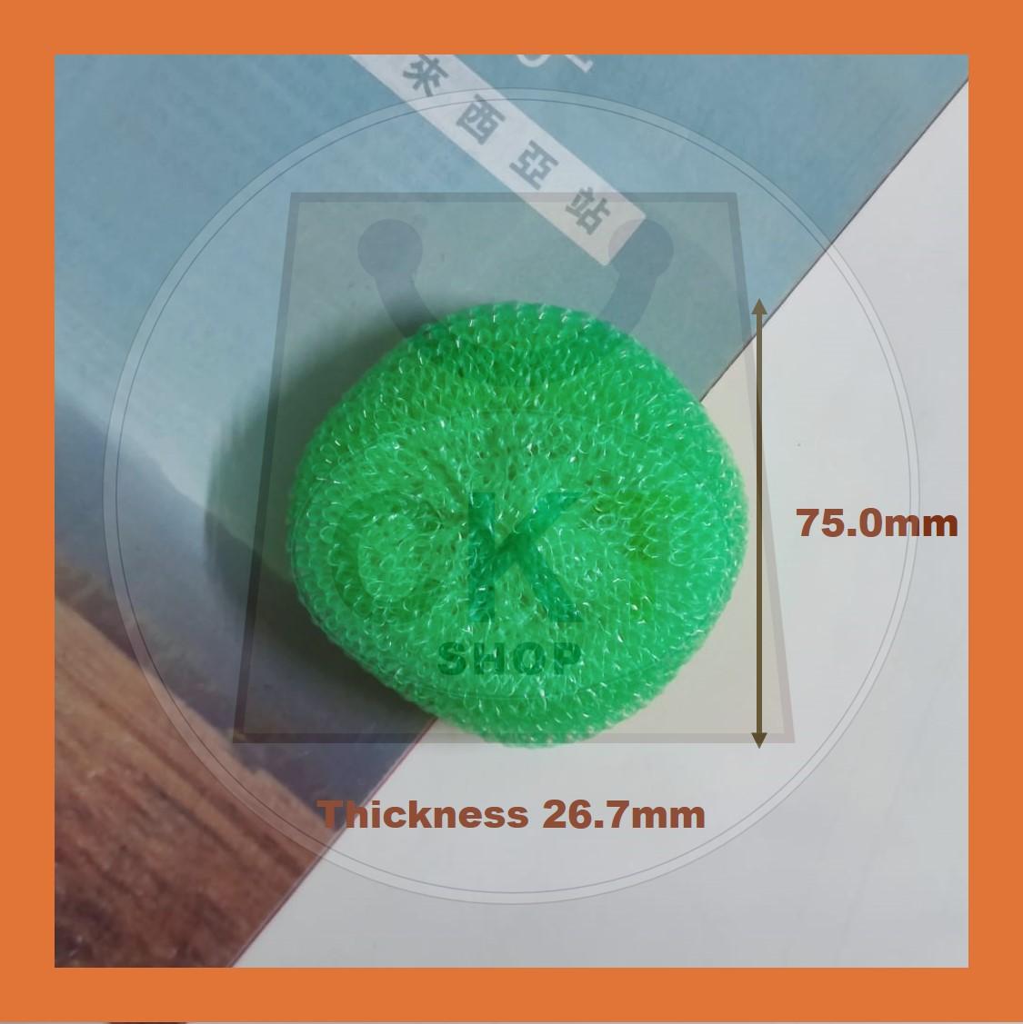 Sponge Bolt Wash Plate Clean Pad Scourer Ball Kitchen Plastic Net Steel Wool Plastic Berus Plastik Scouring