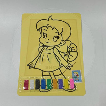 Colourful Scratch Art Card Diy Party Gift Card DIY Children Fun Art Kid DIY Art Craft Kraf Tangan