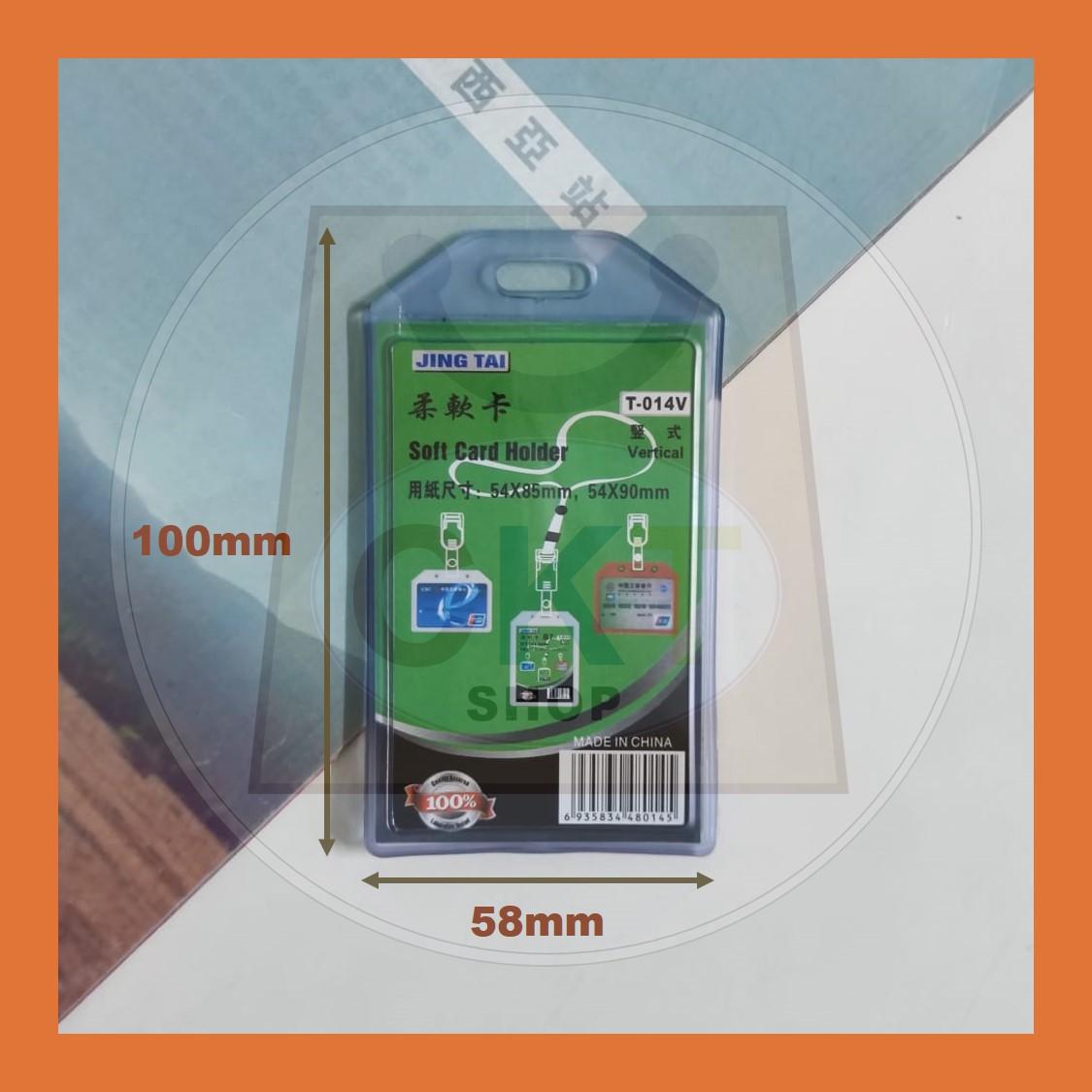 Soft PVC Card Holder Transparent Badge Holder Name Tag Badge ID IC Exhibition Pass Silicone Conference Event Pass