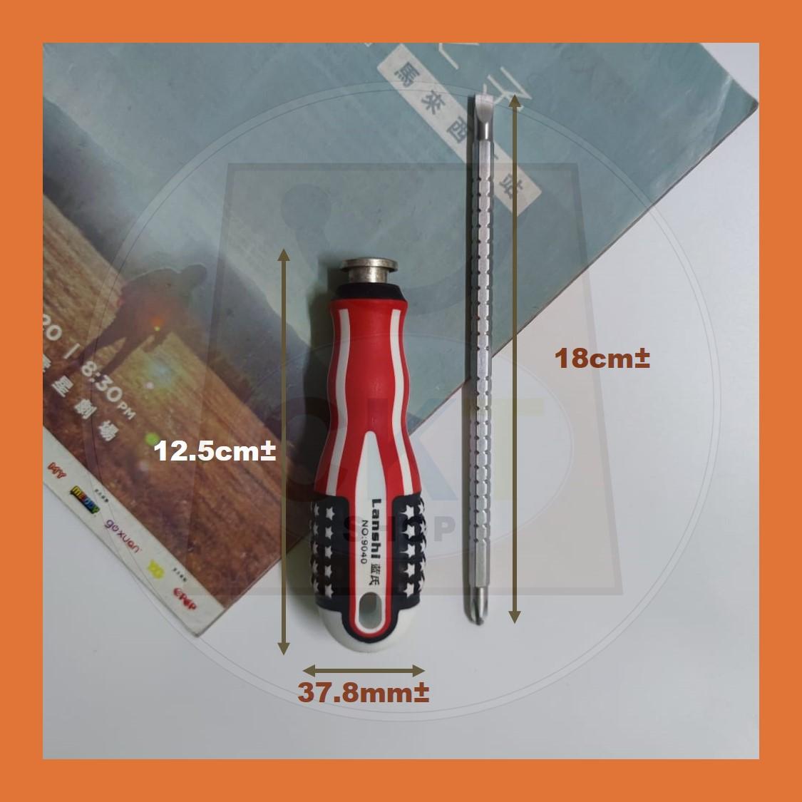 Adjustable Magnetic Two Way Screwdriver Multipurpose Screwdriver Pemutar Skru Driver 2 Way