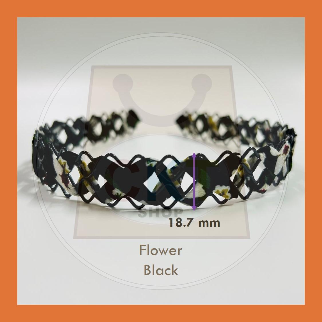 Women Men Unisex Black Hair Band Hairband Steel Metal Cekak Rambut Hitam Besi Gulung Spring Hair Band