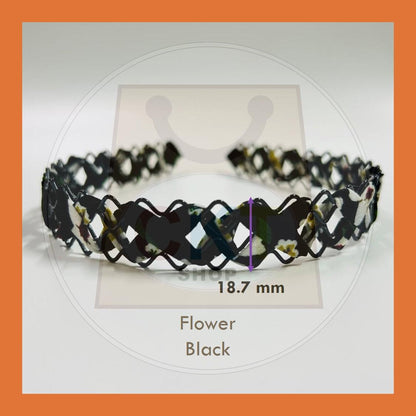 Women Men Unisex Black Hair Band Hairband Steel Metal Cekak Rambut Hitam Besi Gulung Spring Hair Band