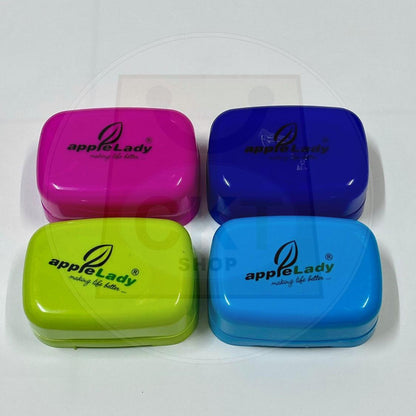 Soap Dish Box Case Holder Container Wash Shower Bathroom Sealed Travel Case Portable Kotak Sabun Bekas Sabun Soap Dishes Self-draining Dry Bathroom