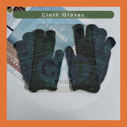 Glove Cotton Knitted Gardening Gloves Sarung Tangan Kain Hang Gloves Glove Tanaman Gardening