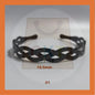 Hairband Plastic Black Headband Cekak Rambut Hitam Hair Band Female Male Unisex Black Hitam Premium Plastic Casual Daily Retro