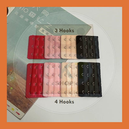 Bra Extender 2 Hooks 3 Hooks Girdle Extension Cangkuk Hook Extensions Corset Strap Bras Korset Cotton Lingerie