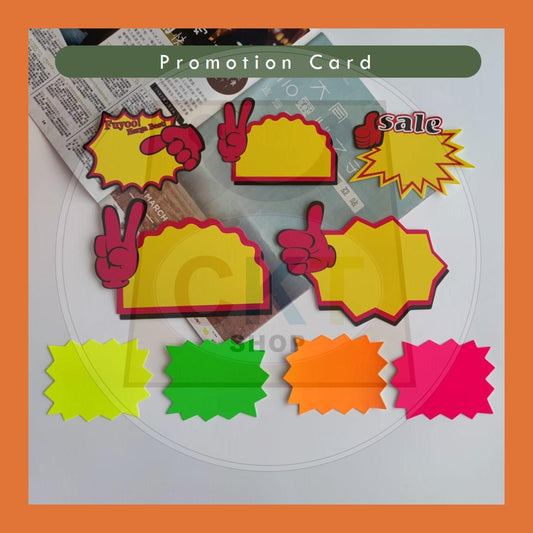 [READY STOCK] POP Assorted Colourful Marketing Discount Promotion Sales Advertising Price Offer Tag Labels / Jualan Tag