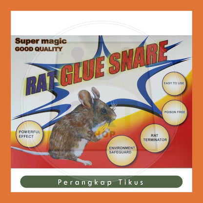 Mouse & Rat Sticky Glue Trap Boards for Pest Control Rat Glue Board Tikus Papan Pelekat Gum tikus Rat Glue Snare