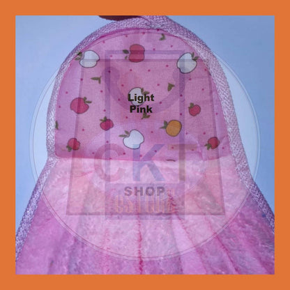 Kitchen Hanging Cleaning Towel Cotton Fleece Dish Cloth Hanging Loop Hand Towel Household Kitchenware Tuala Tangan