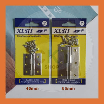 Stainless Steel Door Hinge Ensel Pintu Kayu Plastik Stainless Steel Hinges 2's