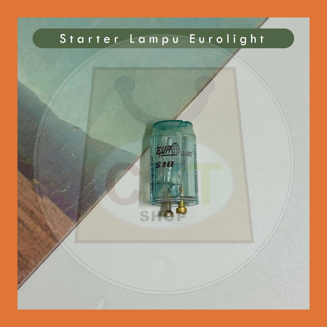 Starter Lampu Philips Eurolight S10 4-65W Fluorescent T8 4ft 2ft Light Tube Kalimantang Round Single Double