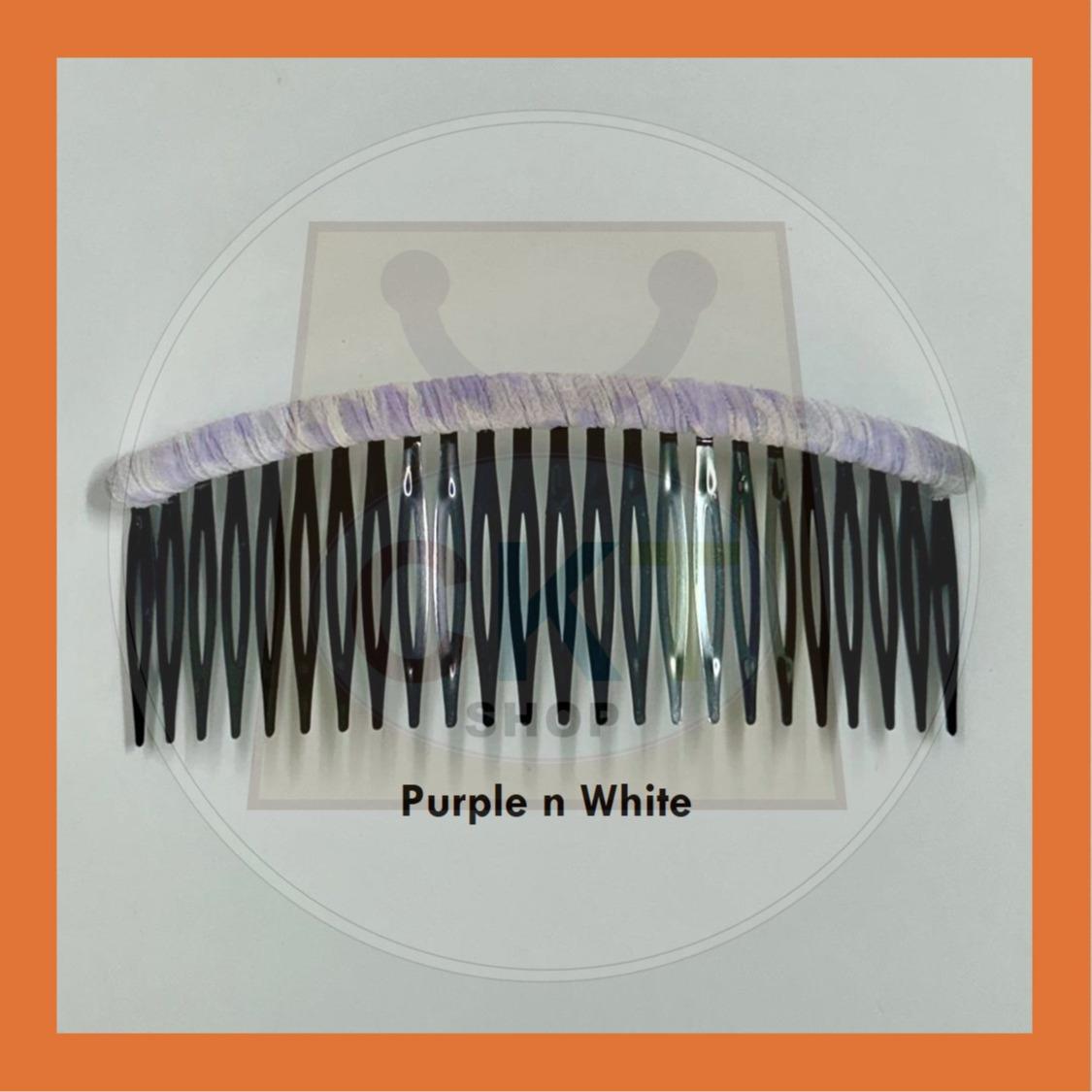 Invisible Headband Comb Black Head Pin Crown Baby Hair Non-Slip Bridal Penganting Rambut Sikat