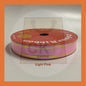 Reben 18mm 10M PP Fancy Ribbon With Gold Edge Riben Plastic Gold Line 10 Meter 10 Metre