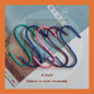 4" and 6 inches 5's Quality Household S Shape Colourful Hook / S Hooks / Cangkuk S / S  Metal S hooks rubber coating