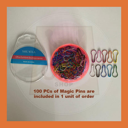 Magic Brooch Magic Pin Magic Pins Jarum Tudung Jarum Peniti Kerongsang Tajam Bentuk Pearl Pearl Shape