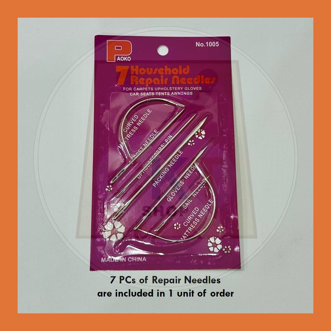 Repair Needle Jarum Menjahit Kasut Jarum Menjahit Awning Khemah Jarum Jahit Kusyen Kereta Jarum Jahit Kulit Dan Lain