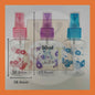 Transparent Empty Spray Travel Bottles Plastic Refillable Cosmetic Containers botol bekas spray Plastic