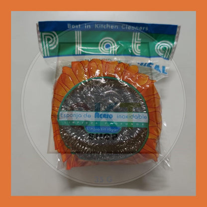 Metal Stainless Steel Scour Pad Kitchen Scrubber Iron Wire Ball Sponge Metal Pembersih Bola Keluli Dapur Dawai Periuk