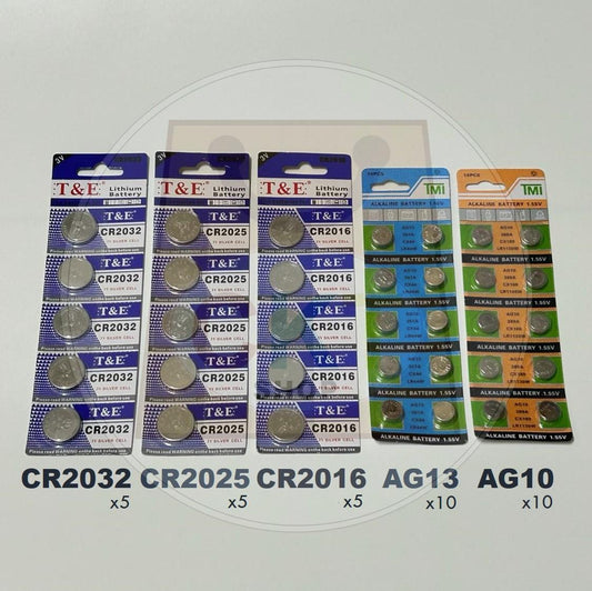 Button Cell Battery Watch Toy Coin Calculator PC Alkaline Batteries AG10 AG13 LR1130 LR44