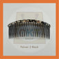 Invisible Headband Comb Black Head Pin Crown Baby Hair Non-Slip Bridal Penganting Rambut Sikat