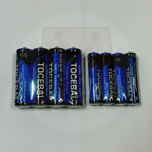 AA AAA Battery VTEC Extra Heavy Duty Bateri AA Kuasa Tinggi VTEC Battery TOCEBAL Bateri TOCEBAL