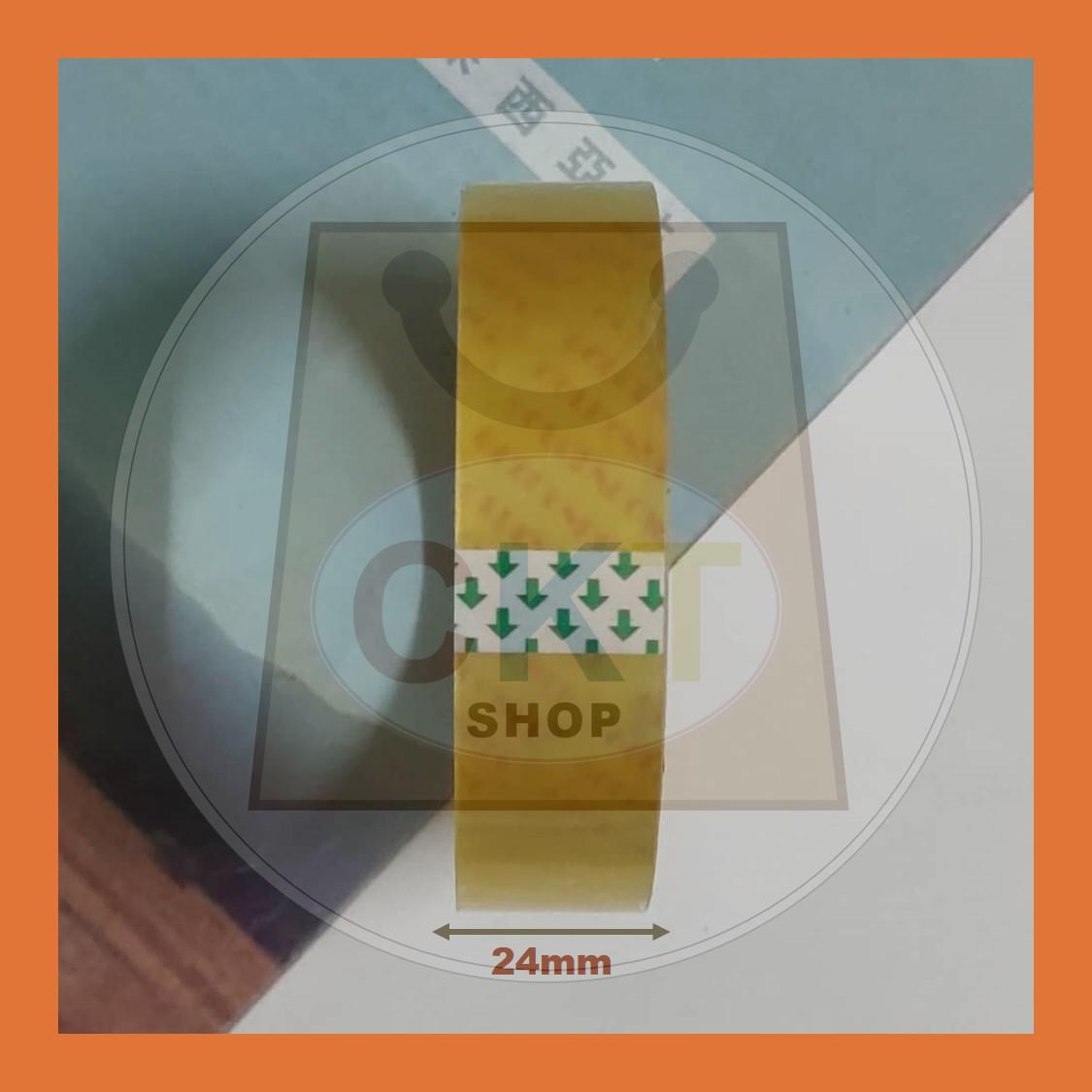 Opp Small Stationery Tape Cellulose 18mm 24mm 24mm (1'pc)Tape Dispenser Cellophane Clear Transparent