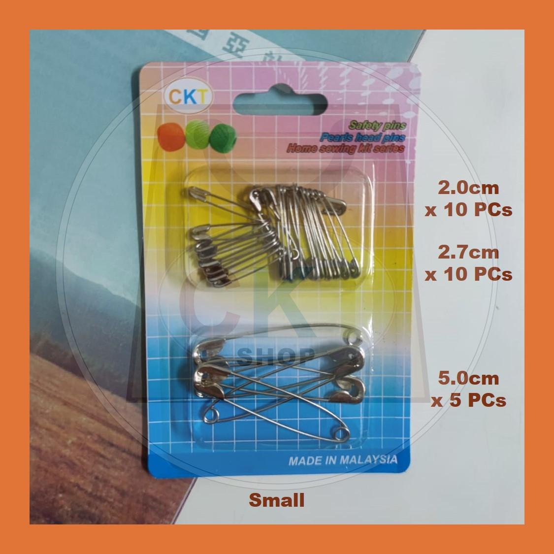 High Quality Safety Pins DIY Sewing Tools Accessory Silver Metal Needles Large Small Brooch Apparel Accessories