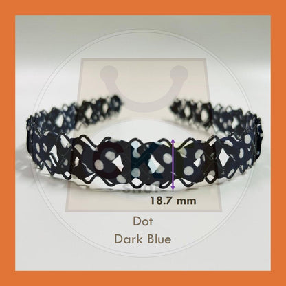 Women Men Unisex Black Hair Band Hairband Steel Metal Cekak Rambut Hitam Besi Gulung Spring Hair Band