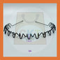 Women Men Unisex Black Hair Band Hairband Steel Metal Cekak Rambut Hitam Besi Gulung Spring Hair Band
