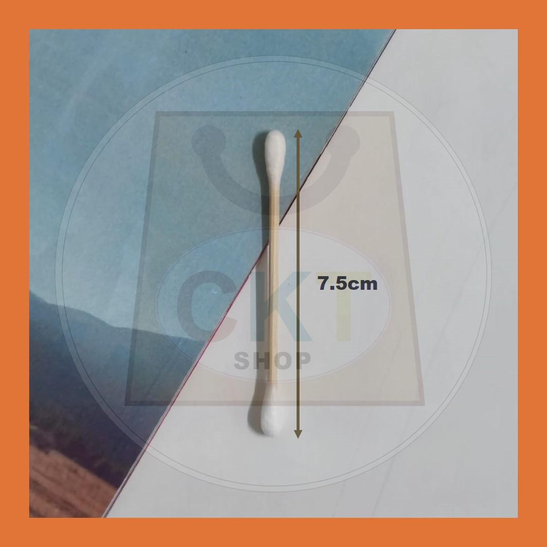 Cotton Buds Cotton Swabs Medical Ear Cleaning Wood Sticks 120PCs Kapas Pembersih Telinga [READY STOCK]