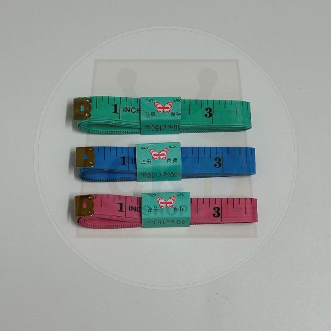 Tape Measure Ruler 60inch Sewing Cloth Tailor Tool Tali Pita Ukur Badan Tape Jahit Ukuran 1's Measurement Tape