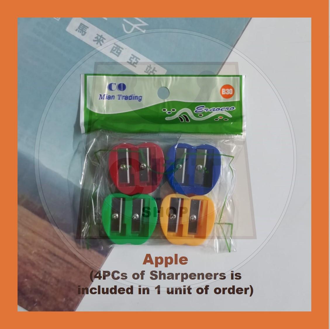 Pencil Sharpener Pencil Sharpener Pengasah pensil  2 Holes Pencil Tulis Pengasah Pencil Sekolah Budak Pensel Kayu 2B