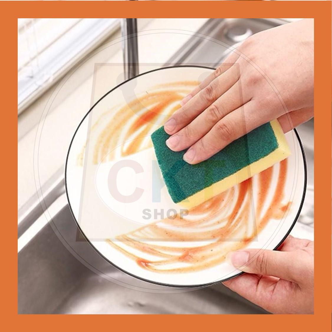 Merry Brite Dual-Sided Dishwashing Sponge - Span Cuci Pinggan Dwi-Sisi By Merry Brite Thailand