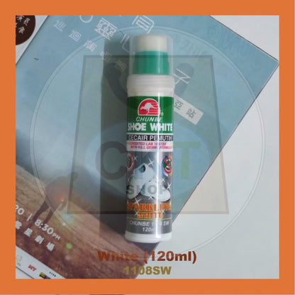 Chunbe Sparkling Shoe White Kapur Kasut Putih Shoe Black 80ml 120ml Pemutih Kasut Sekolah Shoes Whitening Kasut Hitam