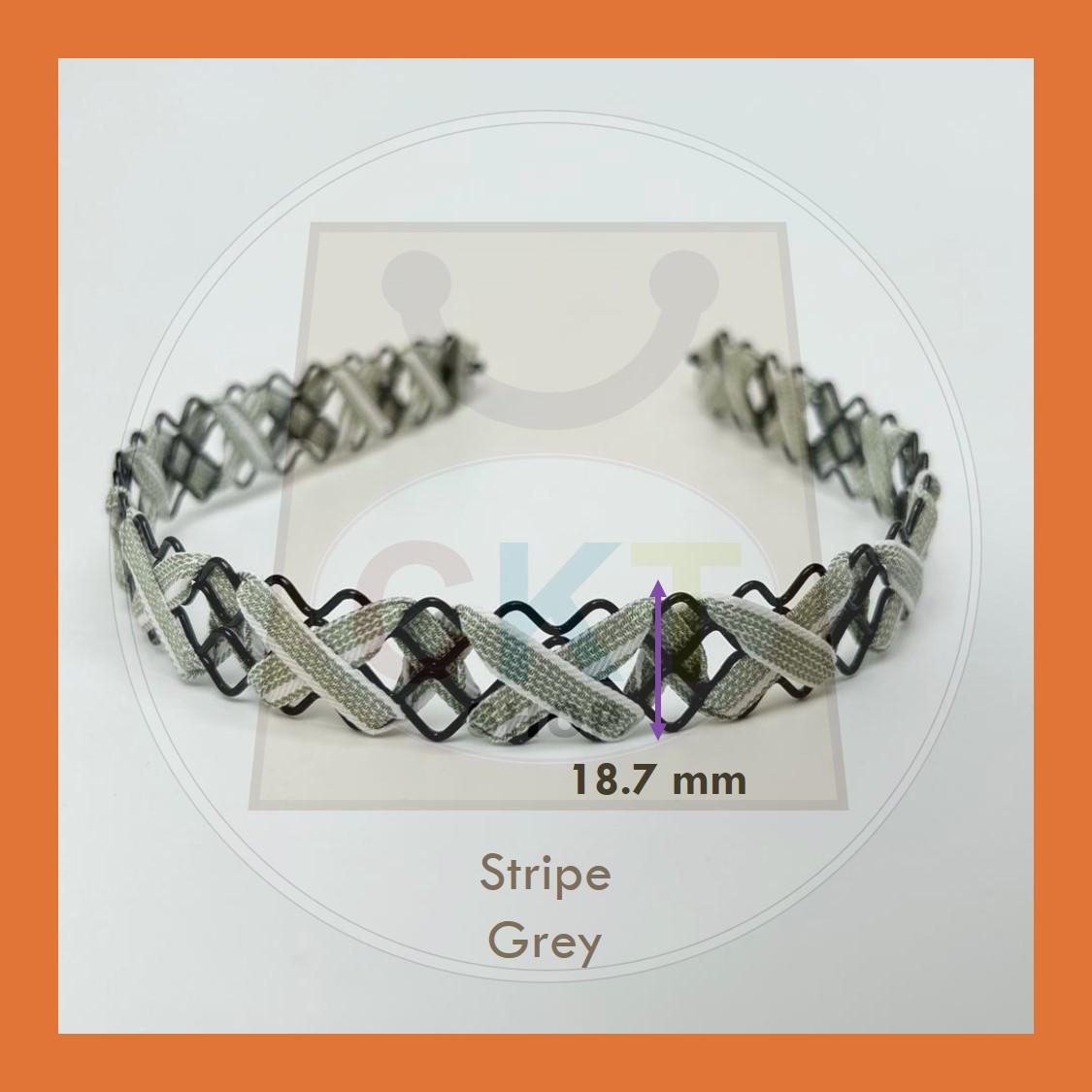 Women Men Unisex Black Hair Band Hairband Steel Metal Cekak Rambut Hitam Besi Gulung Spring Hair Band