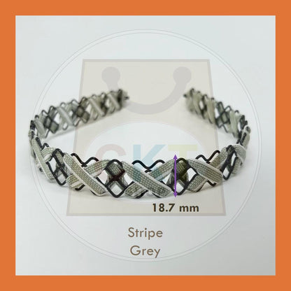 Women Men Unisex Black Hair Band Hairband Steel Metal Cekak Rambut Hitam Besi Gulung Spring Hair Band