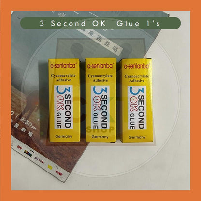 Super glue 502 Gam Glue Fast Dry 3 Second Gum Cair Waterly Type Glue (Not Gel Type)