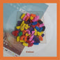Korean Colourful Rubber Hair Ties Fashion Hairband Getah Rambut Hair Accessories Rope Ring Elastic Hairband Ponytail