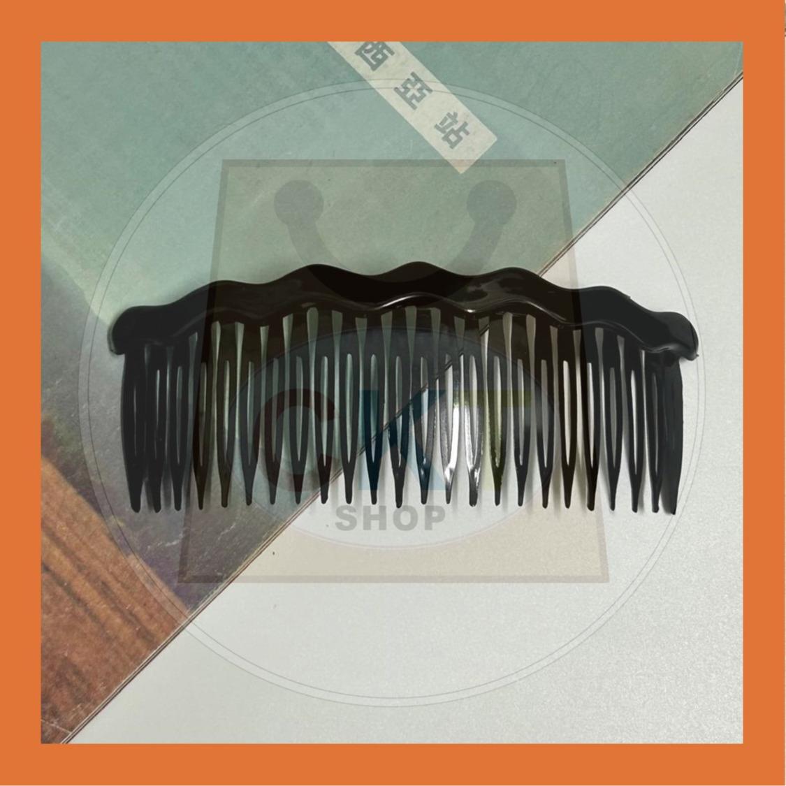 Invisible Headband Comb Black Head Pin Crown Baby Hair Non-Slip Bridal Penganting Rambut Sikat