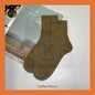 Solid Color Stripes Ankle Socks Women Short Socks School Socks Casual Versatile Socks Stokin Perempuan Fashion Stokin Muslimah Brown White