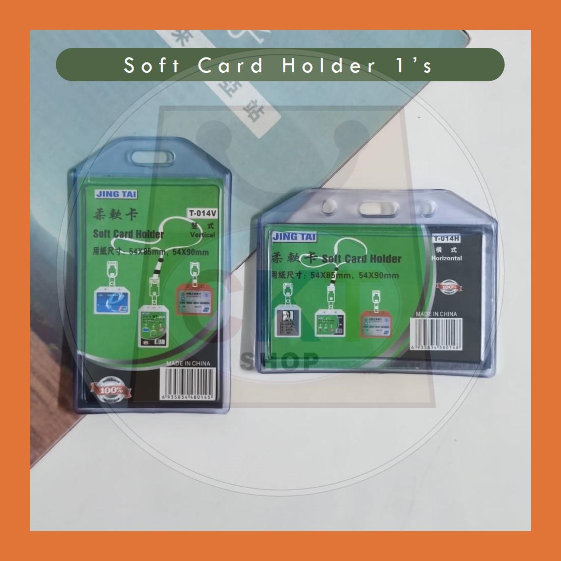 Soft PVC Card Holder Transparent Badge Holder Name Tag Badge ID IC Exhibition Pass Silicone Conference Event Pass