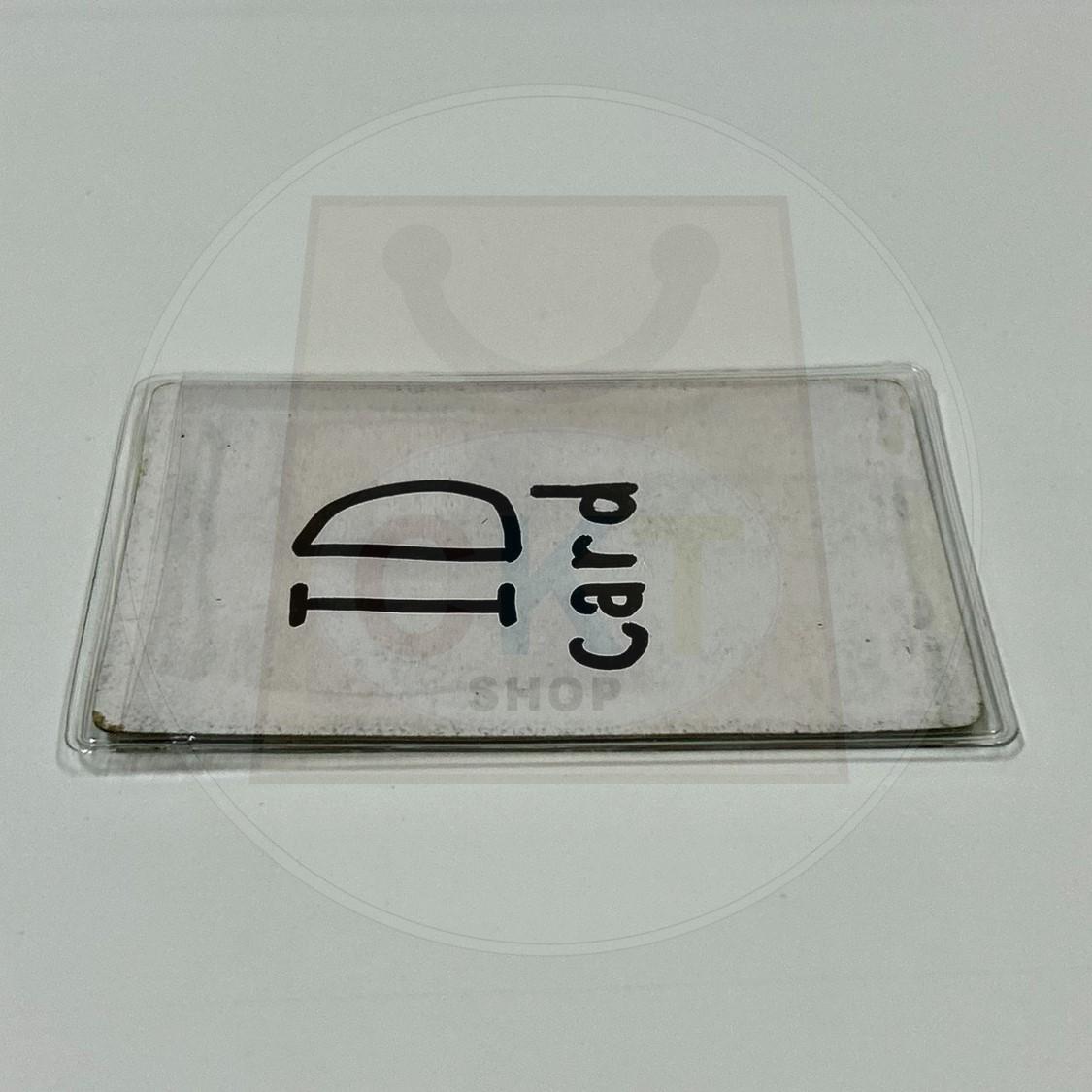 Card Holder PVC Transparent IC Holder Sampul Plastik Kad Pengenalan Badge Name Card Holder PVC New IC Holder