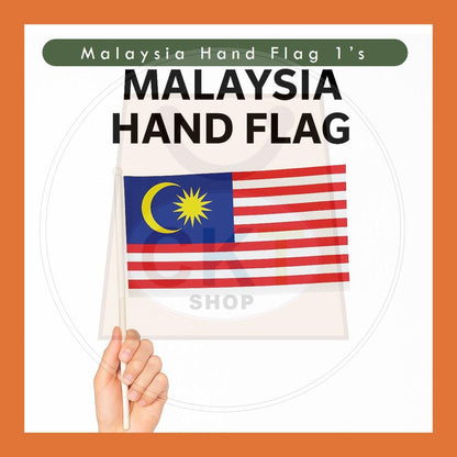 Bendera Malaysia Merdeka Bendera Tangan Bendera Gantung Malaysia Hand Flag 1pcs 15cm X 30cm Dari Shop Malaysia Hand Flag