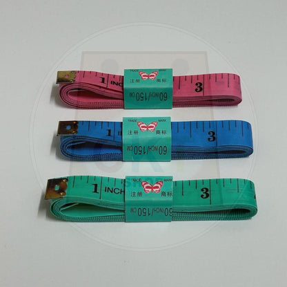 Tape Measure Ruler 60inch Sewing Cloth Tailor Tool Tali Pita Ukur Badan Tape Jahit Ukuran 1's Measurement Tape