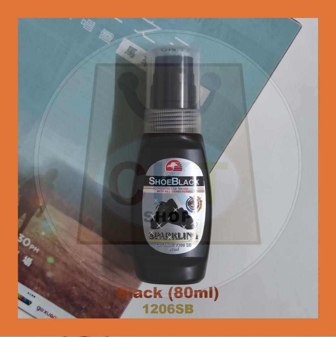 Chunbe Sparkling Shoe White Kapur Kasut Putih Shoe Black 80ml 120ml Pemutih Kasut Sekolah Shoes Whitening Kasut Hitam